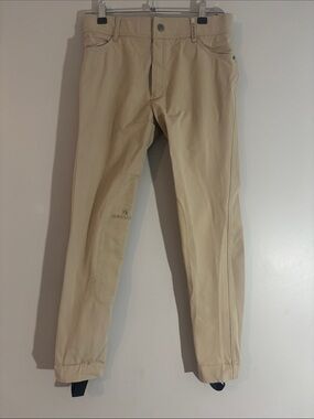 Romfh Beige Women's Cropped Riding Tights
